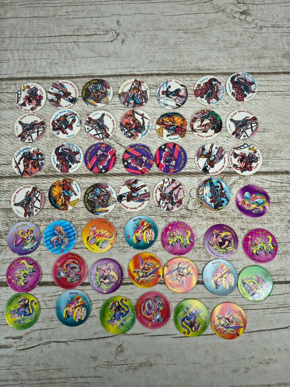 45+ Vtg 1994 SGI Collectible Discs Mixed Series Fantasy Riders Roller Blade 2000